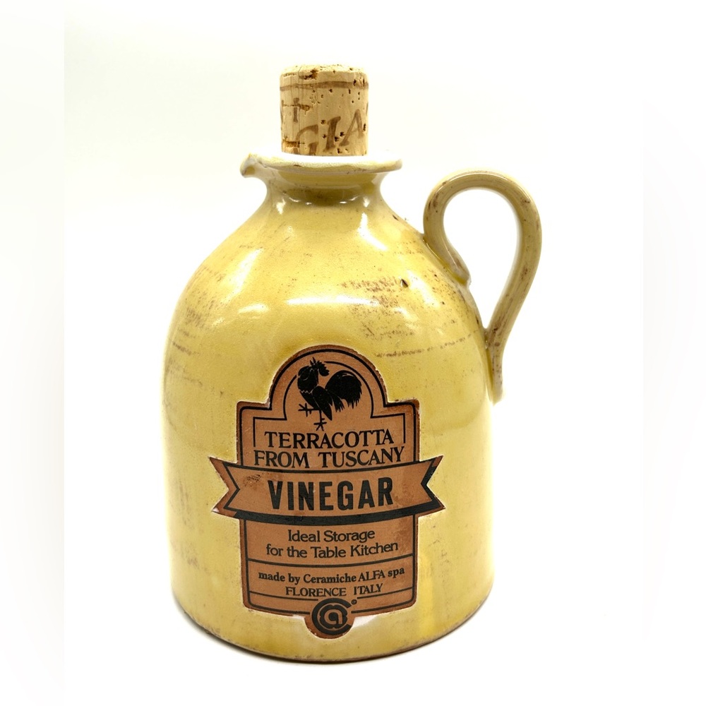 Terracotta from Tuscany Yellow Vinegar Bottle Jug Cruet with Cork - Nordstroms